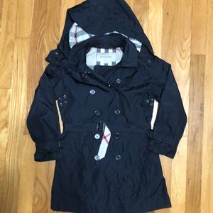 Burberry Trench Coat Children size 8Y/128cm with Hood